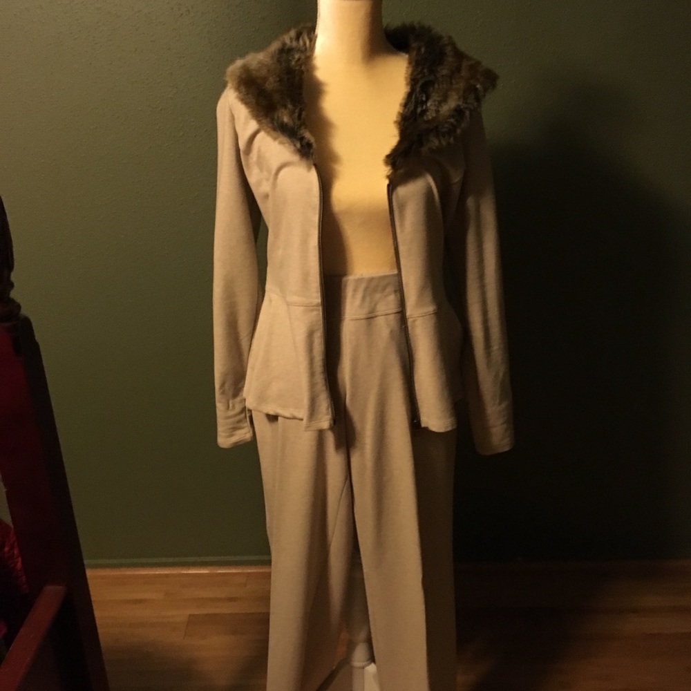 Fur Collared Warm-up